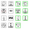 Pack laser rotativo verde