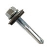 Tornillo viga autoperforante punta broca nº5 Cincado + EPDM