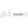 Tornillo viga autoperforante punta broca nº5 Cincado