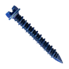 Tornillo autorroscante para hormigón de acero cementado