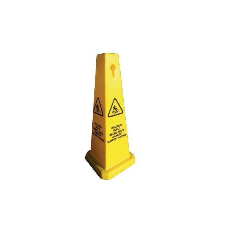 cono precaución suelo mojado