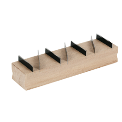 carril cuchilla dentada basta