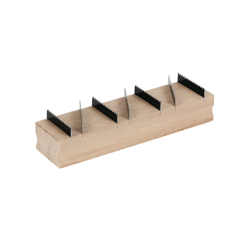 carril cuchilla dentada basta