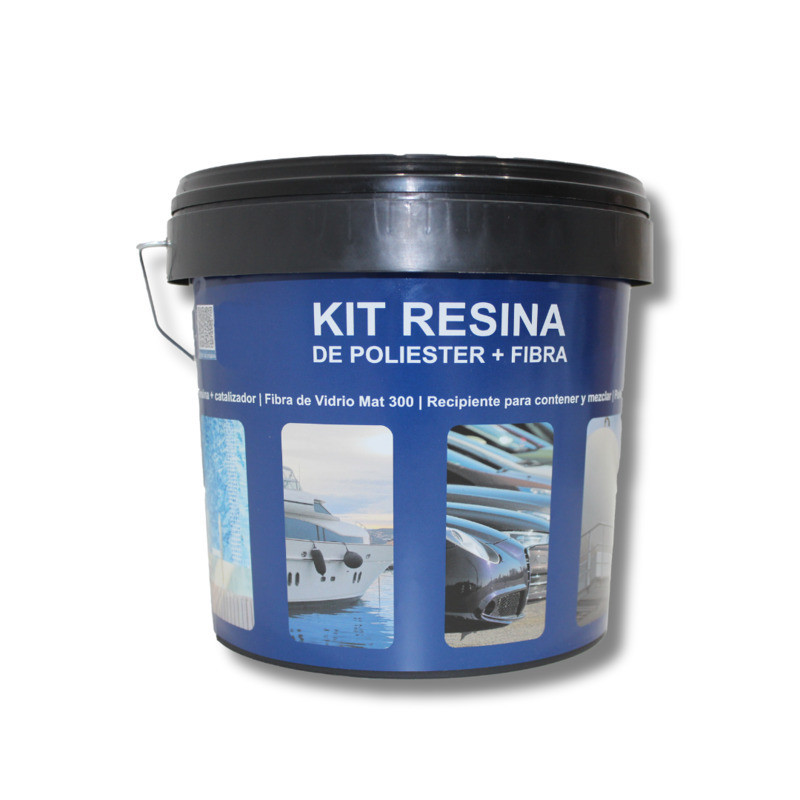 Kit Poliéster (Resina, mat y peróxido)