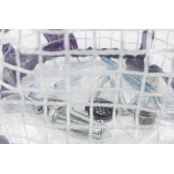 Beal Glass Bucket II | Mini Cubo Transparente para Tornillería