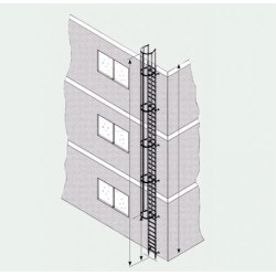 Escalera Vertical Recta Z600