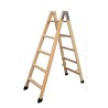 Escalera Tijera Madera Peldaño Ancho