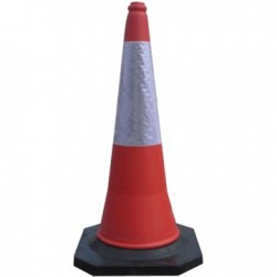 Cono PE 100cm Base Caucho...
