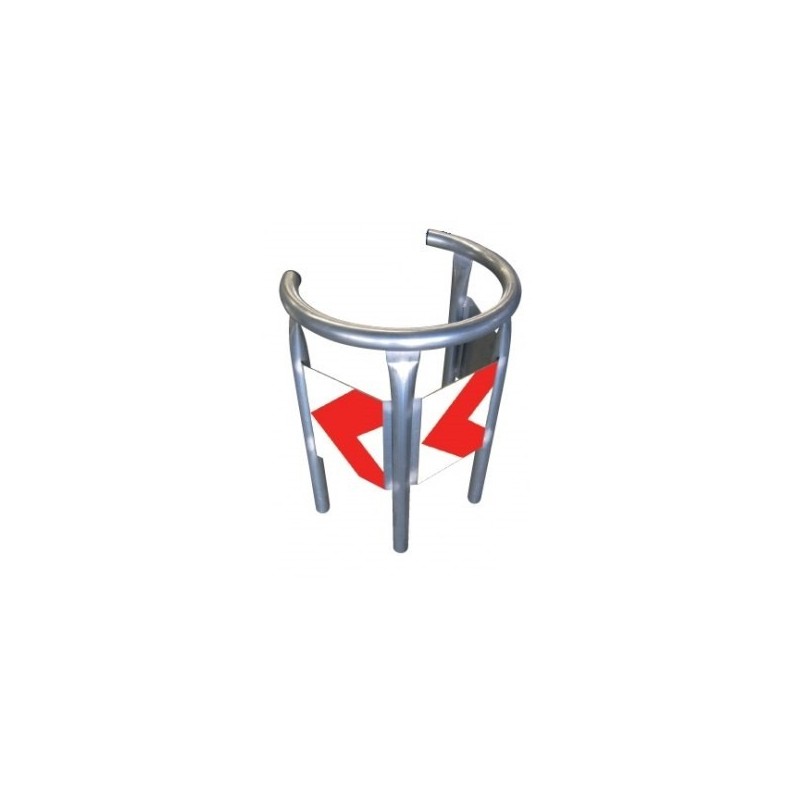 Protector de farolas de acero galva con adhesivo R/B