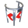 Protector de farolas de acero galva con adhesivo R/B