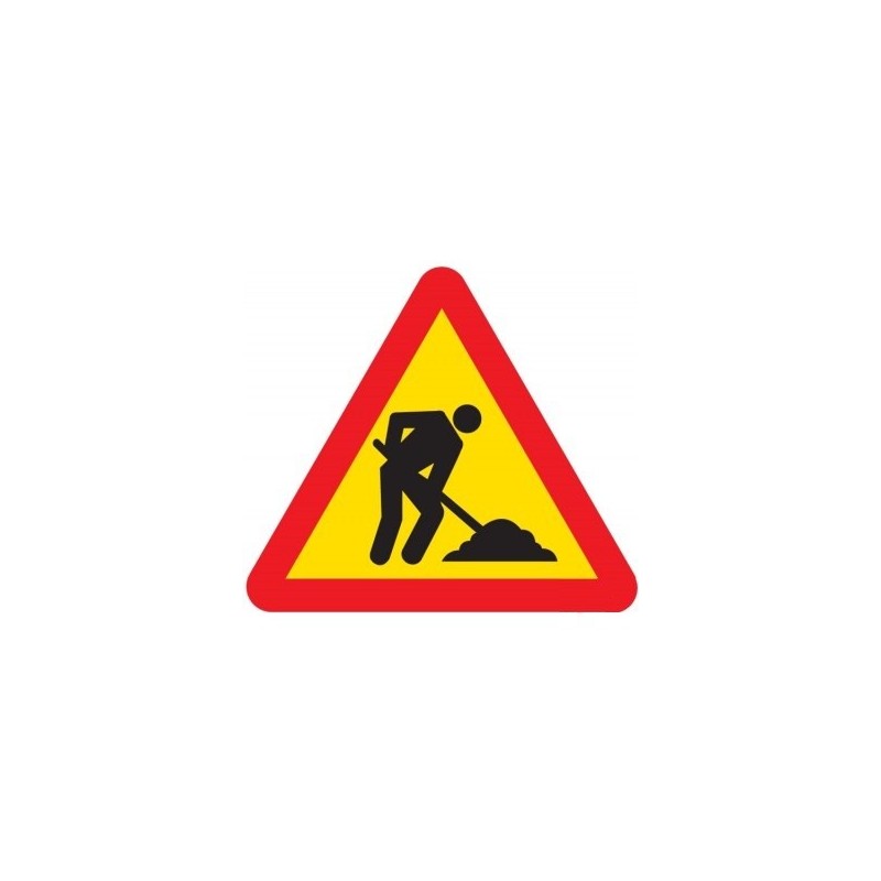 Peligro por obras TP-18 en Acero