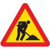 Peligro por obras TP-18 en Acero