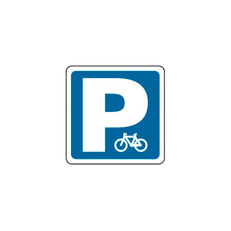 Señal MOPU S-17c Estacionamiento reservado para bicicletas Cuadrada en Acero