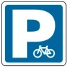Señal MOPU S-17c Estacionamiento reservado para bicicletas Cuadrada en Acero