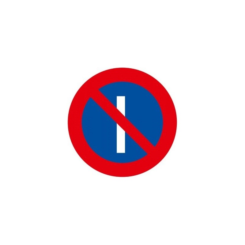 Señal MOPU R-308a Estacionamiento prohibido los días impares en Acero