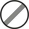 Señal MOPU R-500 Fin de prohibiciones en aluminio