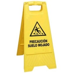 Señal PVC Plegable "Suelo mojado"