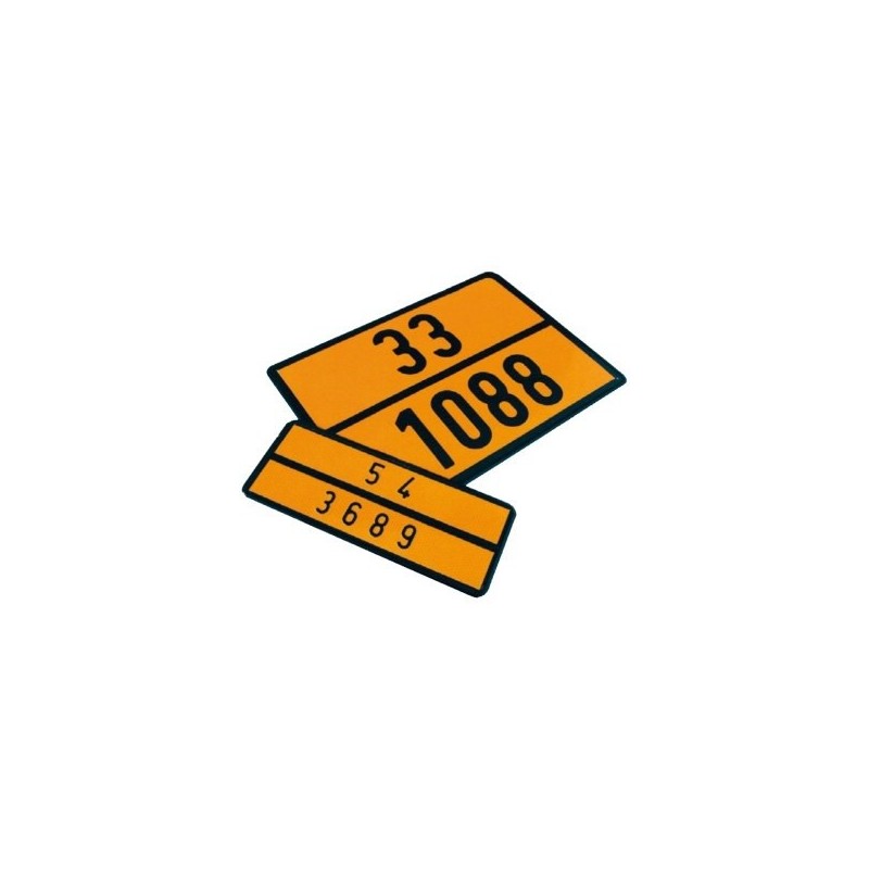 Placa Señalización Mercancia Peligrosa V-11