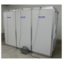 cabina descontaminación amianto