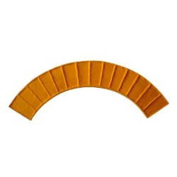 Cenefa Circular Ladrillo Recto