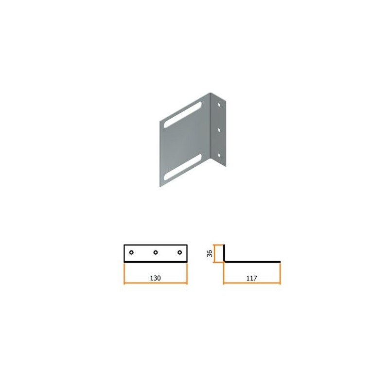 Clip unión barandilla de seguridad
