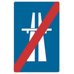 Señal MOPU Autopista S-1a Rectangular en Aluminio