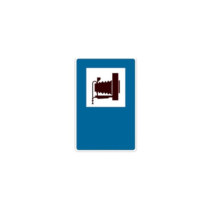 Señal MOPU S-109 Lugar pintoresco Rectangular en Aluminio