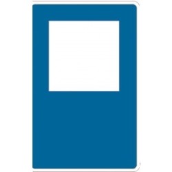 Señal MOPU S-122 Otros servicios Rectangular en Aluminio