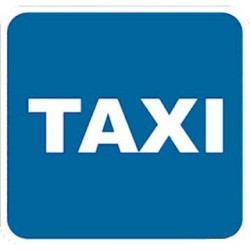 Señal MOPU S-18 Taxi Cuadrada en Aluminio