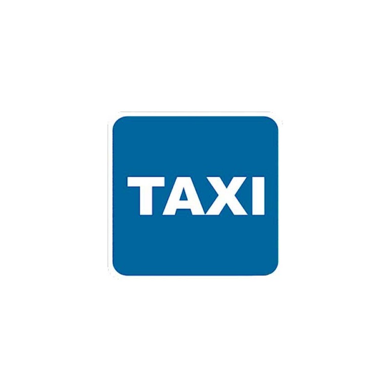 Señal MOPU S-18 Taxi Cuadrada en Aluminio