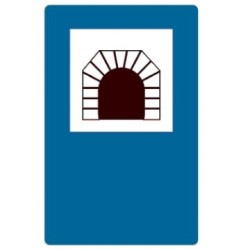 Señal MOPU Túnel S-5 Rectangular en Acero
