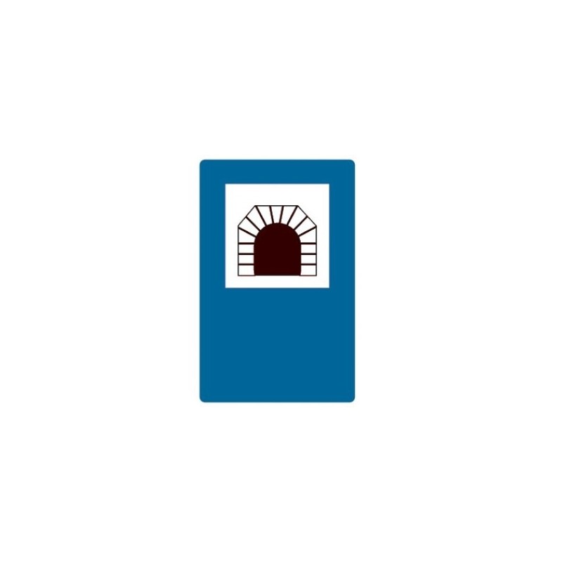 Señal MOPU Túnel S-5 Rectangular en Acero