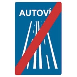 Señal MOPU Fin Autovía S-2a Rectangular en Acero