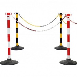 Poste + Base Cadena Bicolor...