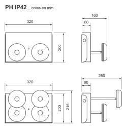 Luznor Serie PH  Focos LED