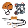 Kit completo para vía ferrata
